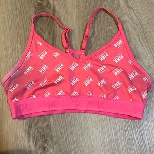 PINK active sports bra size medium